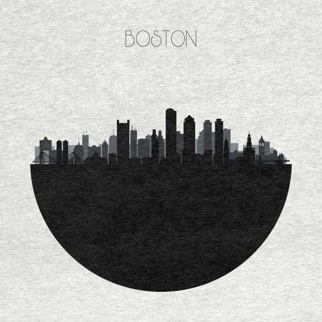 Boston Skyline V2 by inspirowl